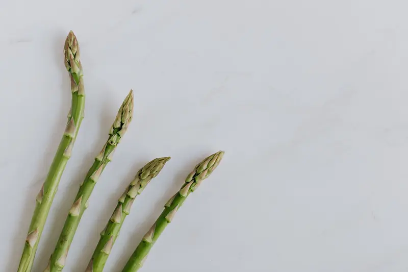 Parte dura degli asparagi
